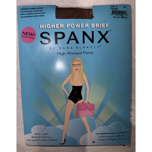 SPANX Other - NWT Spanx Higher Power Brief High Waisted Shapewear Panty Size C Cocoa Shaping